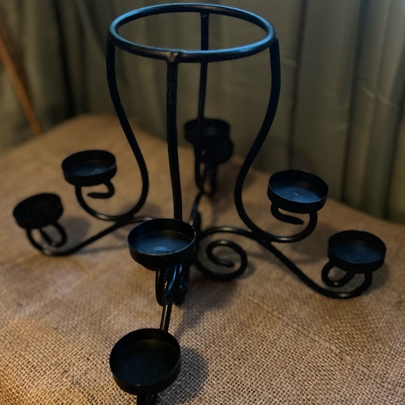 Large Metal Candleabra H 10” W 15” - Picture 1 of 5
